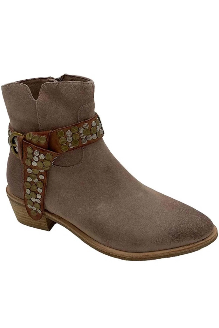 Antelope Leather Ankle Boots Demi Blush - Medium